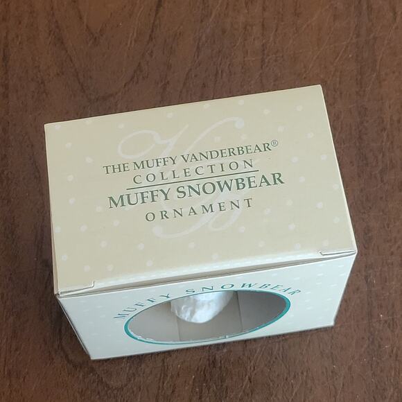 Vintage @1992 Muffy Vanderbear Collection Muffy Snowbear Ornament New - Picture 4 of 10